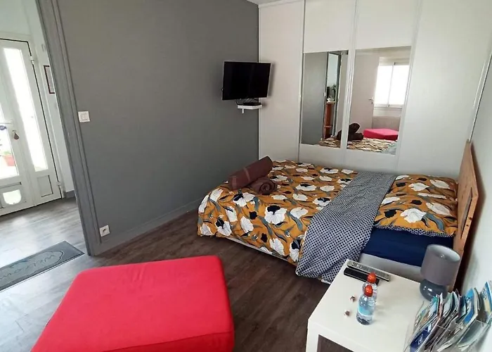 Laurina - Chambre, Sdb, Terrasse, Arrivee Autonome Руайян